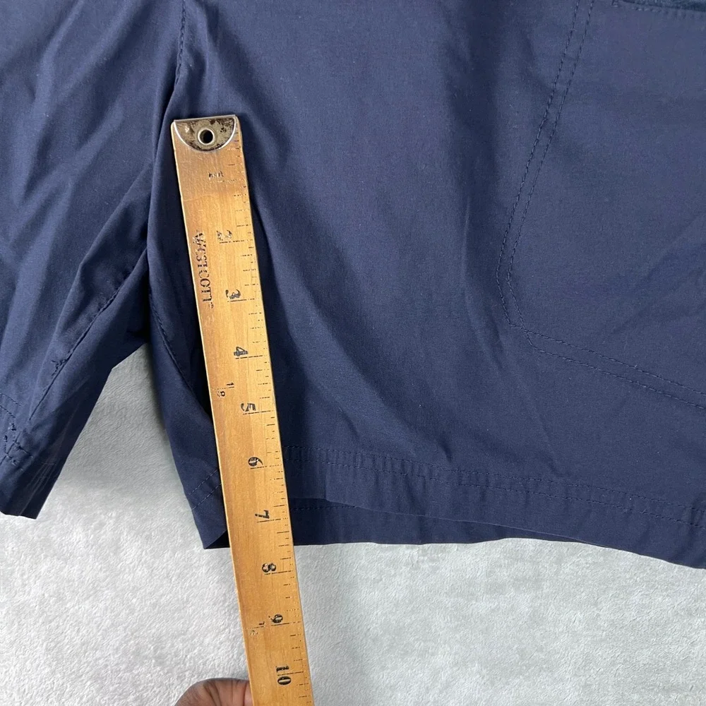 Eddie BauerShorts Womens 14 Navy Blue Hiking Cargo Stretch Outdoor - Picture 7 of 10